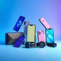 %E2%80%A2  %2Flight colourfull gradient background  %E2%80%A2  Beautifully arranged real gadgets %28not floating in space%29  %E2%80%A2  Professional product photography lighting  %E2%80%A2  Various categories represented%3A phones%2C watches%2C speakers%2C etc. %E2%80%A2  Color palette%3A Deep blue%2C electric cyan%2C bright white highlights %28minimal purple%29  %E2%80%A2  Soft particle effects and gentle lens flares  %E2%80%A2  Clean geometric shapes and circuit patterns as background texture  %E2%80%A2  Gadgets appear weightless and cutting-edge